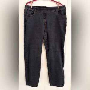 Alia Petite Jeans Size 18P Dark Indigo Straight Leg Stretch Denim guc